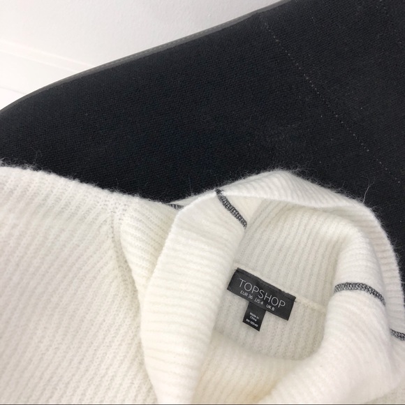 Topshop Roll Neck Crop Sweater - Picture 6 of 7